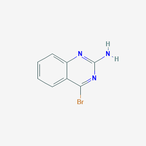 molecular formula C8H6BrN3 B12436094 4-Bromoquinazolin-2-amine CAS No. 1264037-59-3
