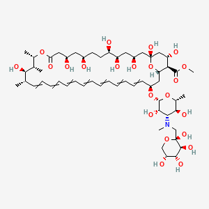 molecular formula C55H87NO22 B12436108 Palladium, [1,3-bis[2,6-bis(1-methylethyl)phenyl]-1,3-dihydro-2H-imidazol-2-ylidene]dichloro(1-methyl-1H-imidazole-kN3)-, (SP-4-1)- 