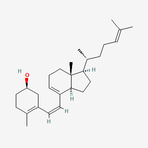 molecular formula C27H42O B1243611 24-Dehydroprevitamin D3 