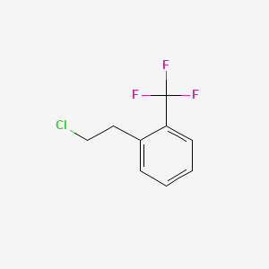 molecular formula C9H8ClF3 B12436116 1-(2-Chloroethyl)-2-(trifluoromethyl)benzene CAS No. 94022-94-3