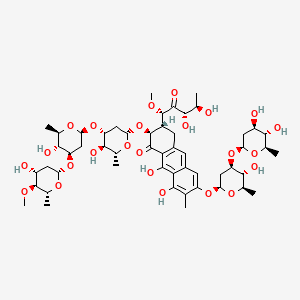 molecular formula C52H76O24 B1243612 Mithramycin, 3-C-demethyl-4-C-methyl- 