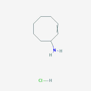 molecular formula C8H16ClN B12436130 Cyclooct-2-en-1-amine;hydrochloride 
