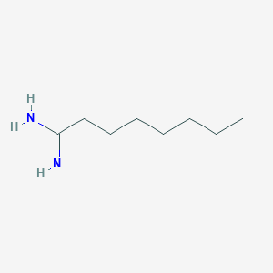 molecular formula C8H18N2 B12436238 Octanamidine CAS No. 57536-05-7