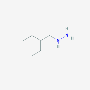molecular formula C6H16N2 B12436296 1-(2-Ethylbutyl)hydrazine CAS No. 70082-39-2