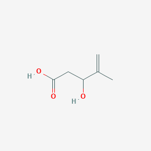 molecular formula C6H10O3 B12436306 3-Hydroxy-4-methylpent-4-enoic acid CAS No. 81357-29-1