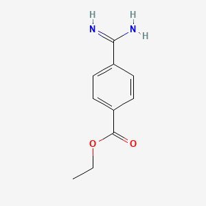 molecular formula C10H12N2O2 B12436334 Ethyl 4-carbamimidoylbenzoate CAS No. 15676-12-7
