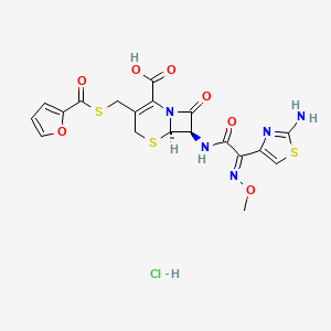 molecular formula C19H18ClN5O7S3 B1243634 Ceftiofur hydrochloride 
