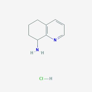 molecular formula C9H13ClN2 B12436359 (8R)-5,6,7,8-Tetrahydro-8-quinolinamine 