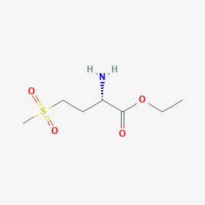 molecular formula C7H15NO4S B12436372 Ethyl (2S)-2-amino-4-methanesulfonylbutanoate 