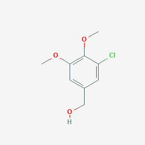 molecular formula C9H11ClO3 B12436433 (3-Chloro-4,5-dimethoxyphenyl)methanol CAS No. 18268-78-5