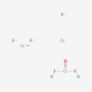 molecular formula Cr3F5H2O- B12436547 Chromium;chromium(2+);oxochromium;trifluoride;dihydrofluoride 
