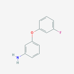 molecular formula C12H10FNO B12436571 3-(3-Fluoro-phenoxy)-phenylamine CAS No. 446884-28-2