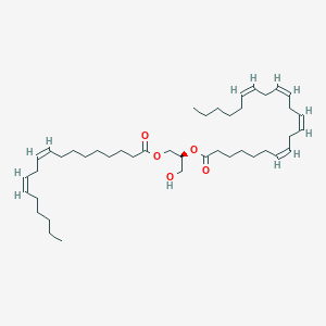 molecular formula C43H72O5 B1243667 [(2S)-1-hydroxy-3-[(9Z,12Z)-octadeca-9,12-dienoyl]oxypropan-2-yl] (7Z,10Z,13Z,16Z)-docosa-7,10,13,16-tetraenoate 