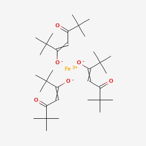 molecular formula C33H57FeO6 B12436690 iron(3+);2,2,6,6-tetramethyl-5-oxohept-3-en-3-olate 