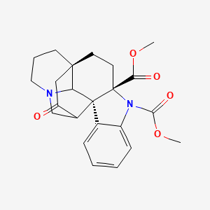 molecular formula C23H26N2O5 B12436718 Chanofruticosine; Chanofruticosinic acid methyl ester 