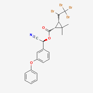 molecular formula C22H19Br4NO3 B12436777 Tralomethrin CAS No. 1375081-91-6