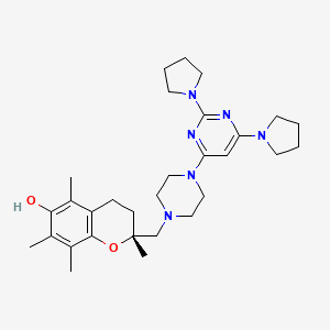molecular formula C30H44N6O2 B1243683 u-83836e 