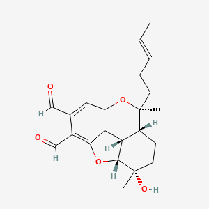 molecular formula C23H28O5 B1243685 Bisabosqual A 