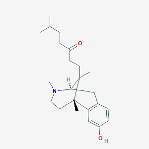 molecular formula C23H35NO2 B1243691 Zenazocine 