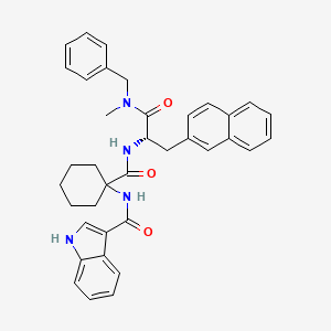 molecular formula C37H38N4O3 B1243696 Unii-66D5QL5G2S 