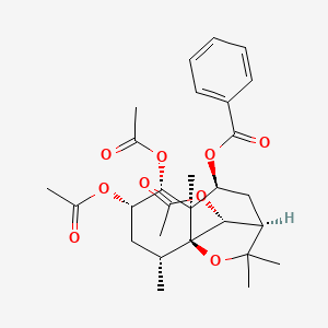 molecular formula C28H36O9 B1243719 triptogelin C-1 