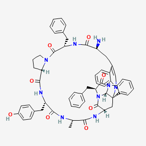 molecular formula C57H57N9O8 B1243735 Kapakahine E 