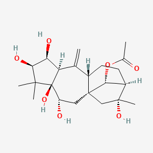 molecular formula C22H34O7 B1243743 rhodomolin B 