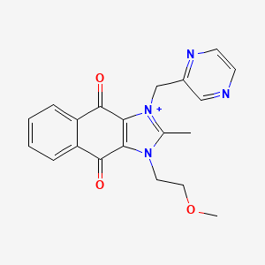 molecular formula C20H19N4O3+ B1243752 Sepantronium CAS No. 753440-91-4