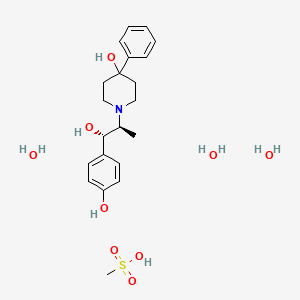 1-((1S,2S)-1-Hydroxy-1-(4-hydroxyphenyl)propan-2-yl)-4-phenylpiperidin-4-ol methanesulfonate trihydrate