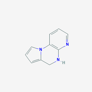 molecular formula C10H9N3 B124379 2,8,10-Triazatricyclo[7.4.0.02,6]trideca-1(9),3,5,10,12-pentaene CAS No. 155630-05-0