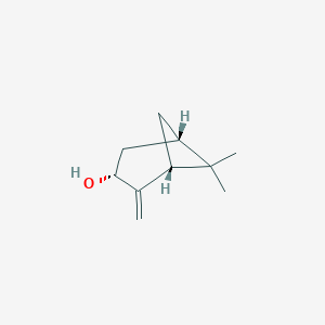 molecular formula C10H16O B012438 (1r,3s,5r)-6,6-二甲基-2-甲基亚甲基双环[3.1.1]庚烷-3-醇 CAS No. 19894-98-5