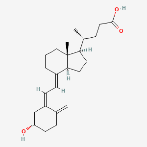 (5Z,7E)-(3S)-3-hydroxy-9,10-seco-5,7,10(19)-cholatrien-24-oic acid