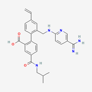 molecular formula C27H29N5O3 B1243822 BCX-3607 CAS No. 885684-79-7