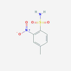 molecular formula C7H8N2O4S B12438306 4-Methyl-2-nitrobenzenesulfonamide 