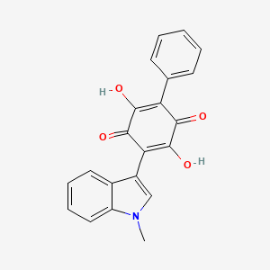 molecular formula C21H15NO4 B1243847 Irtk activator 