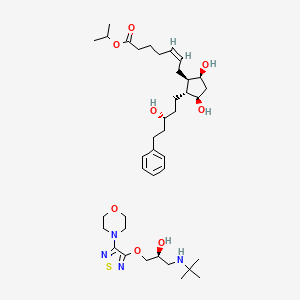 molecular formula C39H64N4O8S B1243849 Xalacom CAS No. 852336-82-4