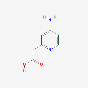 molecular formula C7H8N2O2 B12438564 4-Aminopyridine-2-acetic acid 