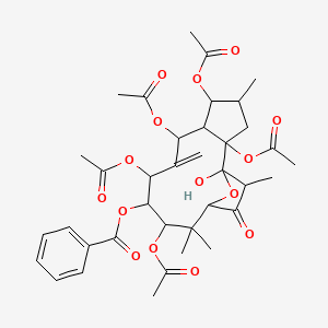 molecular formula C37H46O15 B1243857 Kansuinine A 