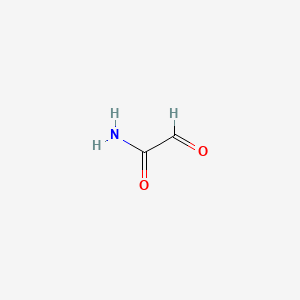 molecular formula C2H3NO2 B1243867 2-Oxoacetamide CAS No. 60939-21-1