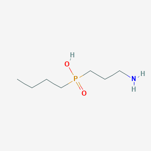 molecular formula C7H18NO2P B124387 (3-Aminopropyl)(n-butyl)phosphinic acid CAS No. 145537-81-1