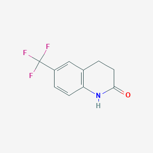 molecular formula C10H8F3NO B12438704 6-(Trifluoromethyl)-3,4-dihydroquinolin-2(1H)-one 