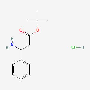 molecular formula C13H20ClNO2 B12438726 Tert-butyl 3-amino-3-phenylpropanoate hydrochloride CAS No. 422324-40-1