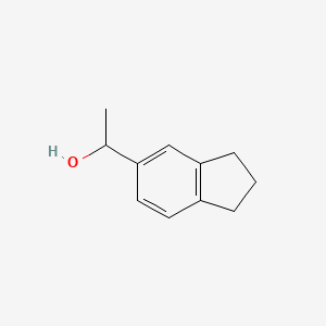 molecular formula C11H14O B12438810 1-(2,3-Dihydro-1H-inden-5-yl)ethan-1-ol 