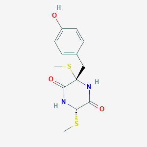 molecular formula C13H16N2O3S2 B1243886 Fusaperazine A 