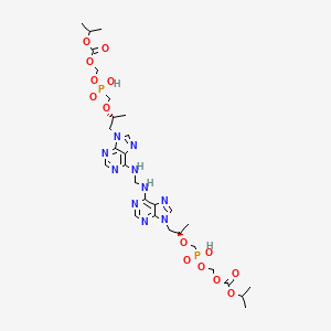 molecular formula C29H44N10O14P2 B12438919 Tenofovir Mono POC Dimer CAS No. 1962114-92-6