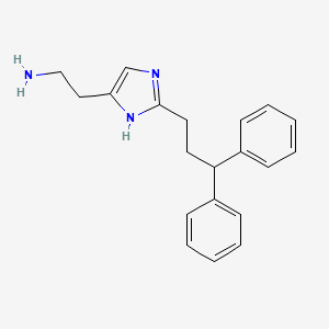 molecular formula C20H23N3 B1243894 Histaprodifen 