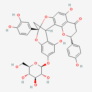 molecular formula C36H32O15 B1243898 Diinsinin 