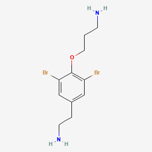 molecular formula C11H16Br2N2O B1243899 Moloka'Iamine 