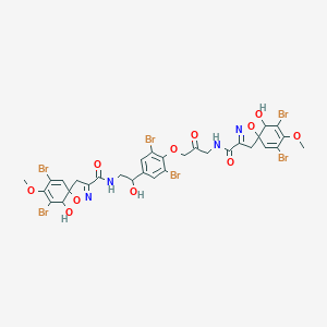 molecular formula C31H28Br6N4O11 B124391 11-Ketofistularin 3 CAS No. 142755-09-7