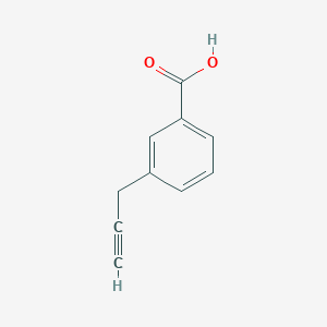 molecular formula C10H8O2 B12439111 3-(Prop-2-yn-1-yl)benzoic acid 